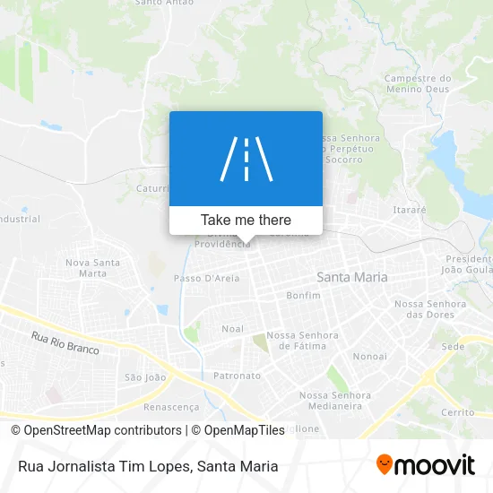 Rua Jornalista Tim Lopes map