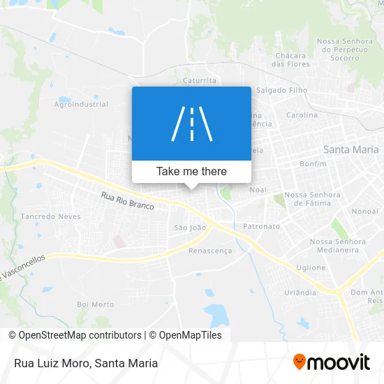 Rua Luiz Moro map
