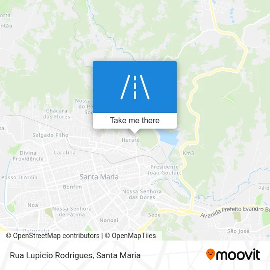 Rua Lupicio Rodrigues map