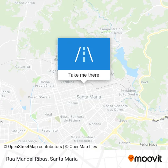 Rua Manoel Ribas map