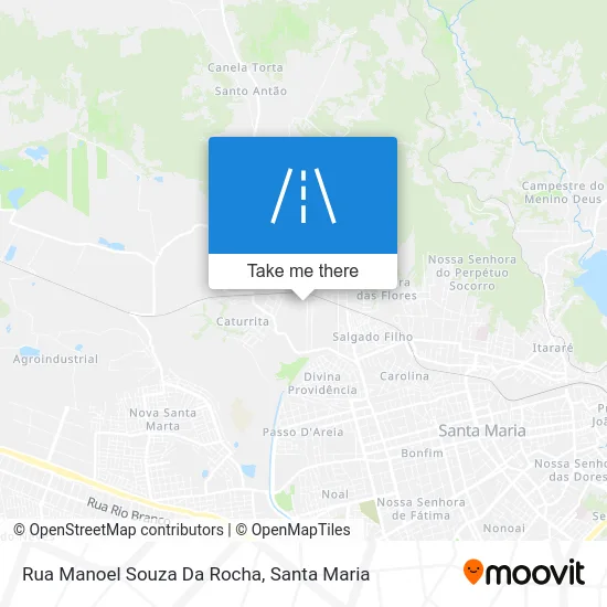 Rua Manoel Souza Da Rocha map