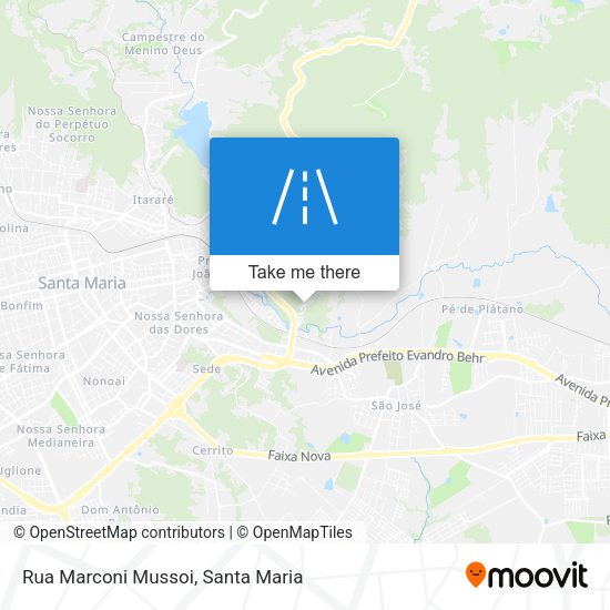 Rua Marconi Mussoi map