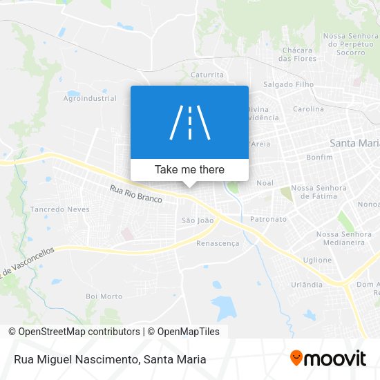 Rua Miguel Nascimento map