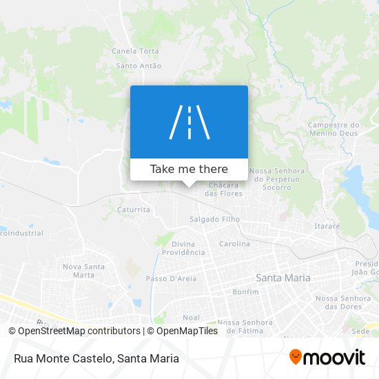 Rua Monte Castelo map