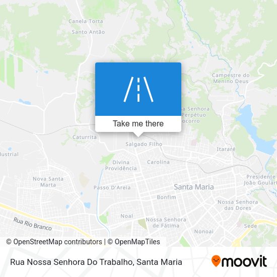 Rua Nossa Senhora Do Trabalho map