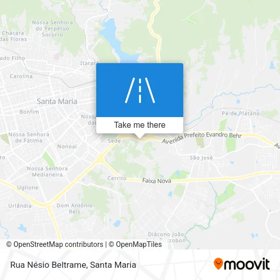 Rua Nésio Beltrame map