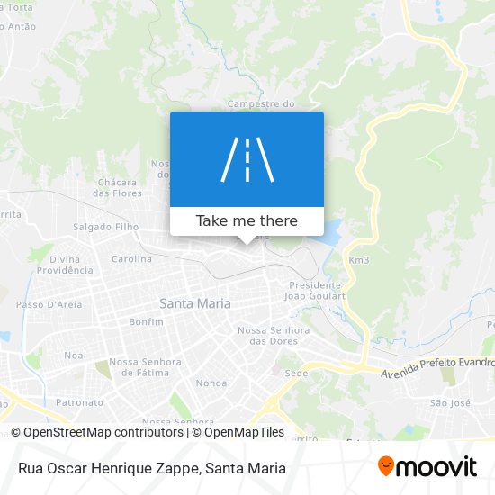 Rua Oscar Henrique Zappe map