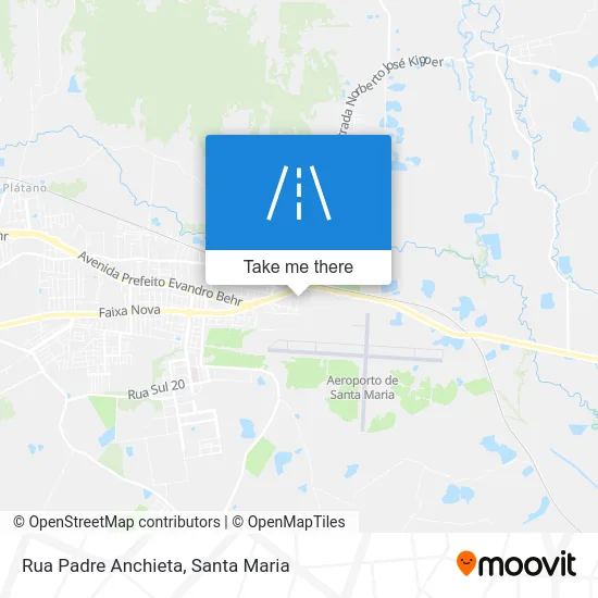 Rua Padre Anchieta map
