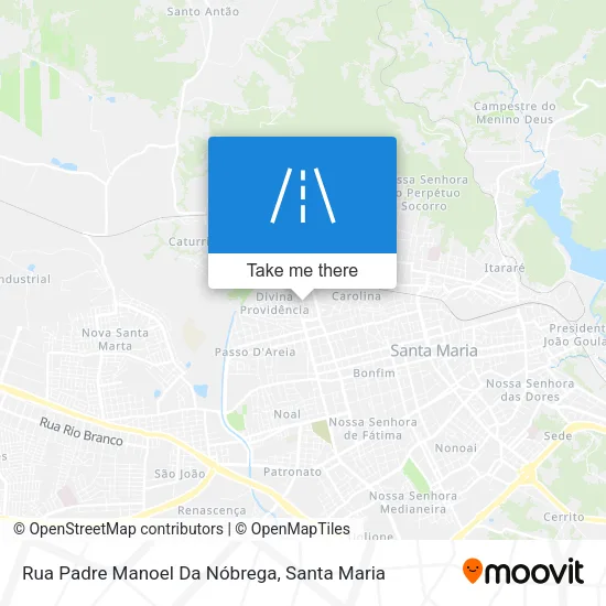 Rua Padre Manoel Da Nóbrega map