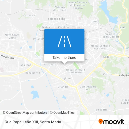 Rua Papa Leão XIII map