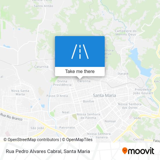 Rua Pedro Alvares Cabral map