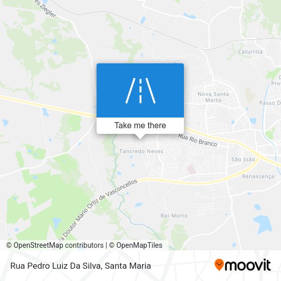 Rua Pedro Luiz Da Silva map