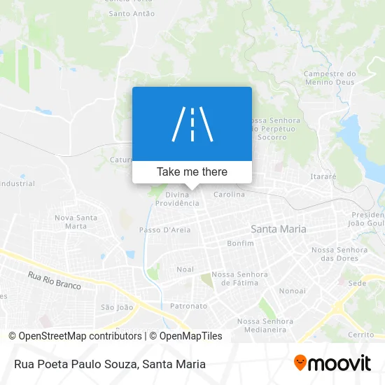 Rua Poeta Paulo Souza map