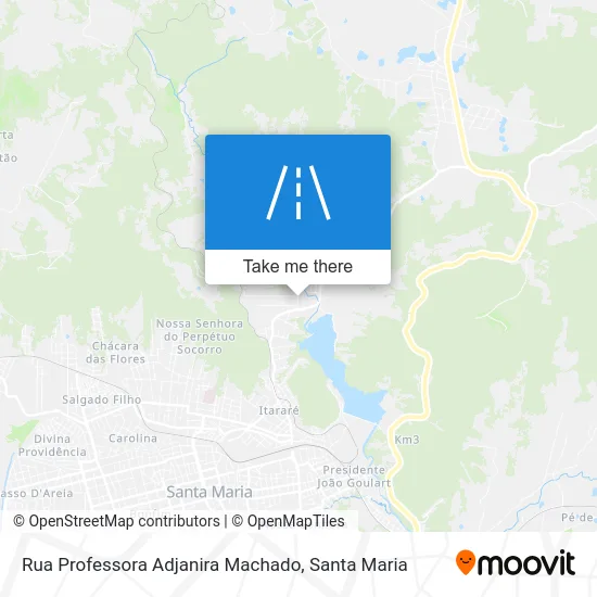 Rua Professora Adjanira Machado map