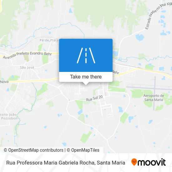 Rua Professora Maria Gabriela Rocha map