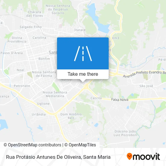 Rua Protásio Antunes De Oliveira map