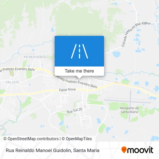 Rua Reinaldo Manoel Guidolin map