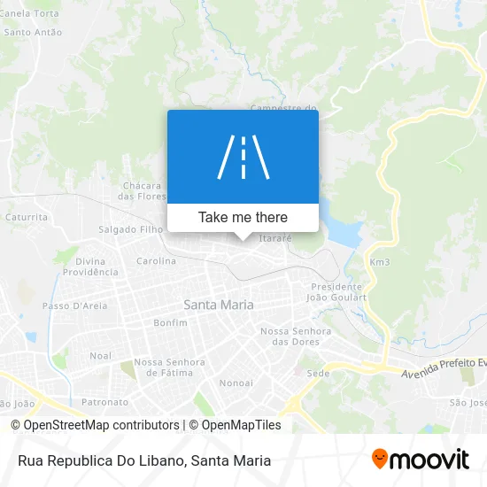 Rua Republica Do Libano map