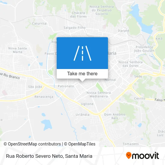 Rua Roberto Severo Neto map