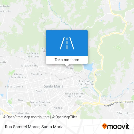 Rua Samuel Morse map