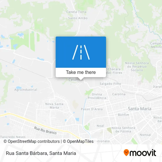 Rua Santa Bárbara map