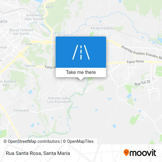 Rua Santa Rosa map