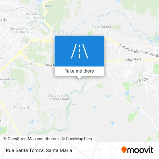Rua Santa Tereza map