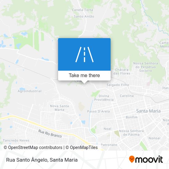 Rua Santo Ângelo map