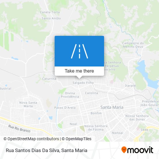 Mapa Rua Santos Dias Da Silva