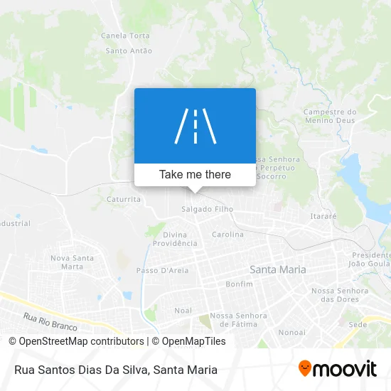 Rua Santos Dias Da Silva map