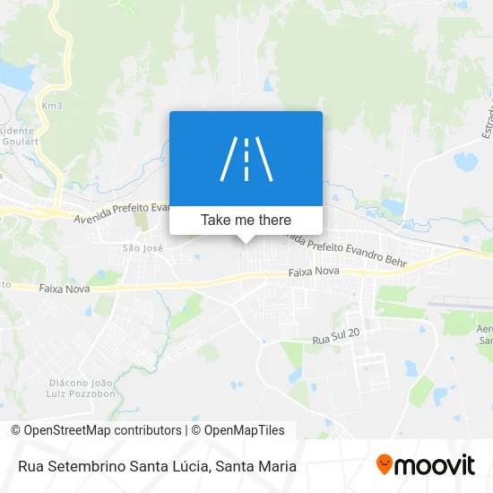 Rua Setembrino Santa Lúcia map