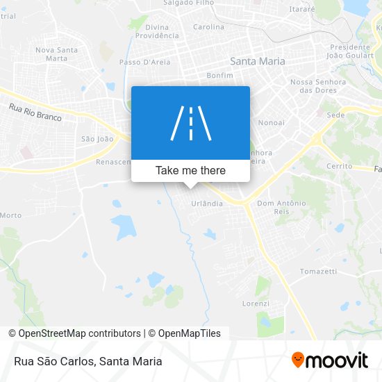 Rua São Carlos map