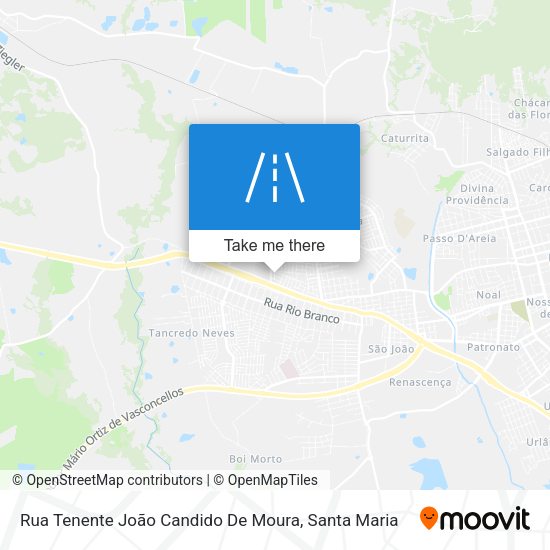 Rua Tenente João Candido De Moura map
