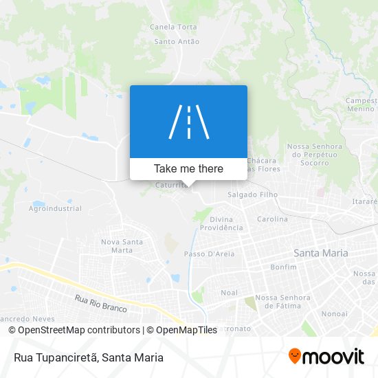 Mapa Rua Tupanciretã