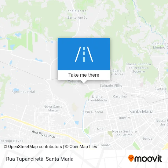Rua Tupanciretã map