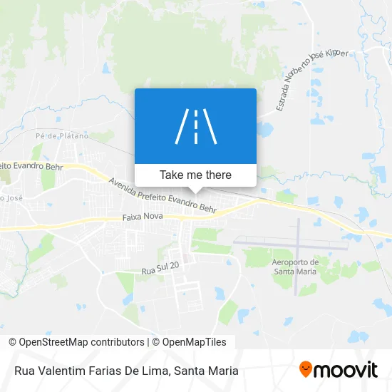 Rua Valentim Farias De Lima map