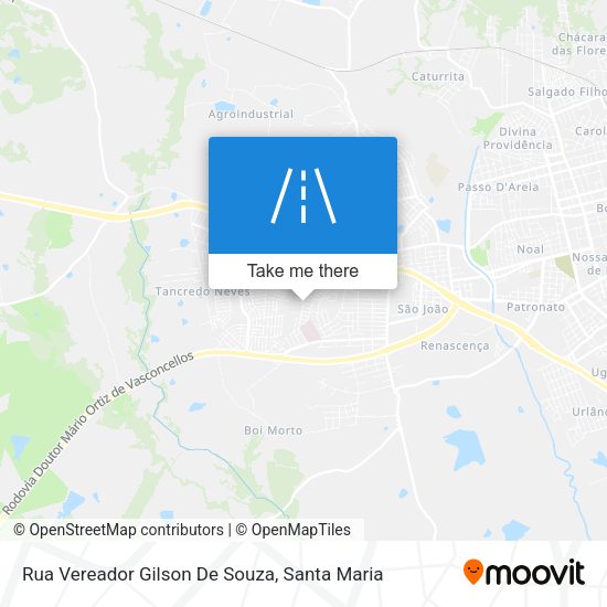 Rua Vereador Gilson De Souza map