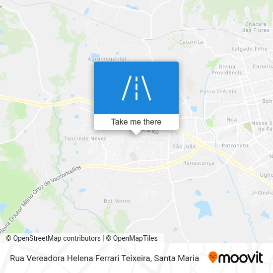 Rua Vereadora Helena Ferrari Teixeira map