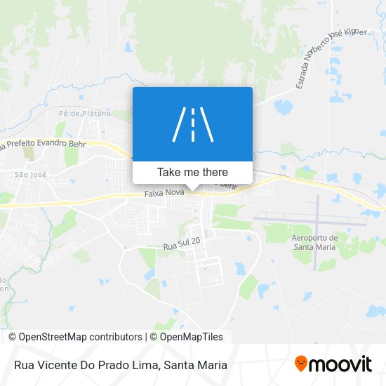 Rua Vicente Do Prado Lima map