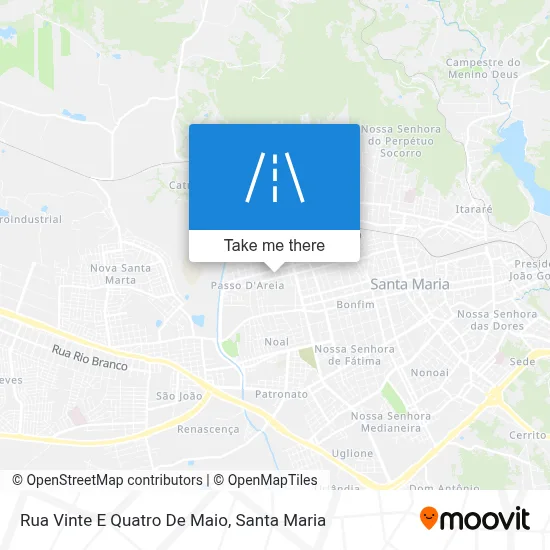 Rua Vinte E Quatro De Maio map