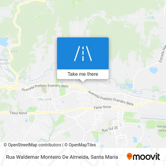 Rua Waldemar Monteiro De Almeida map