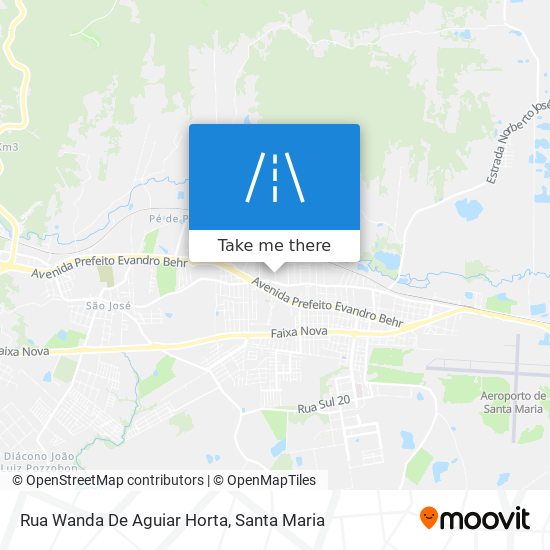 Rua Wanda De Aguiar Horta map