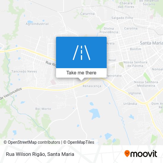 Rua Wilson Rigão map