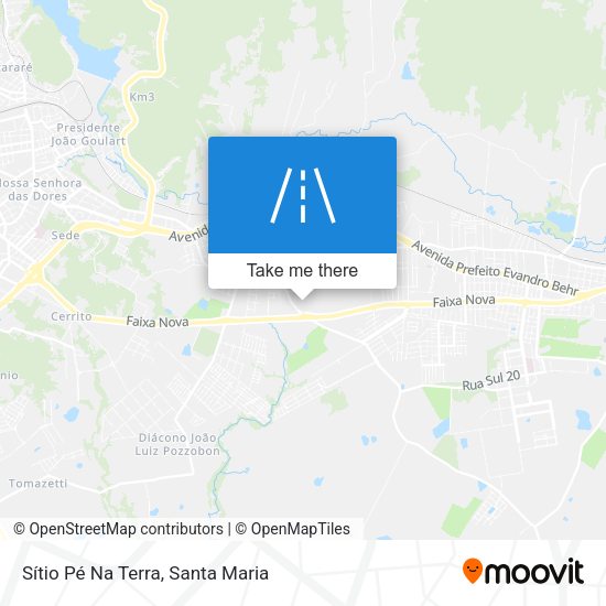 Sítio Pé Na Terra map