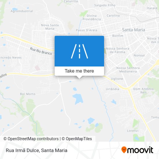 Rua Irmã Dulce map