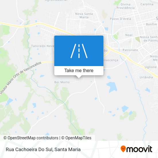 Rua Cachoeira Do Sul map