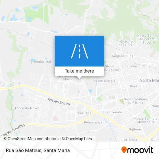 Rua São Mateus map