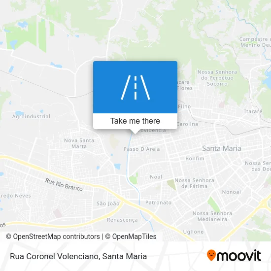 Rua Coronel Volenciano map