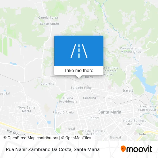 Rua Nahir Zambrano Da Costa map