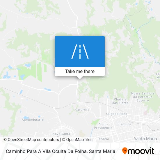 Caminho Para A Vila Oculta Da Folha map